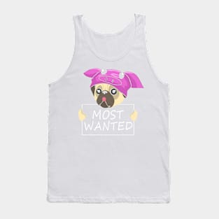 Best Novelty Gift Idea with Quote for Pug Lovers Tank Top